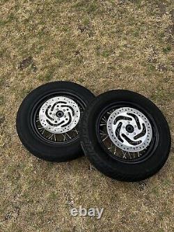 2012-2016 Softail Slim FLS, OEM Wheels, Tires And Rotors. 16 x 3 Front/rear
