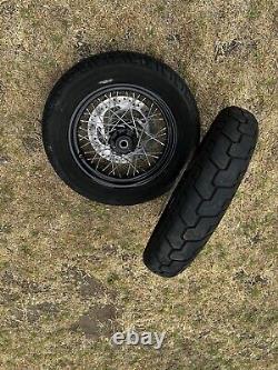 2012-2016 Softail Slim FLS, OEM Wheels, Tires And Rotors. 16 x 3 Front/rear
