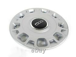 2012-2017 Fiat 500 15 Steel Wheel Silver Hub Cap Cover New Oem Mopar Genuine