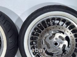 2013 Harley Electra Glide Touring Ultra OEM Front & Rear Wheel Rim Tire 16 17