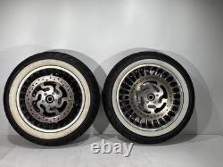2013 Harley Electra Glide Touring Ultra OEM Front & Rear Wheel Rim Tire 16 17