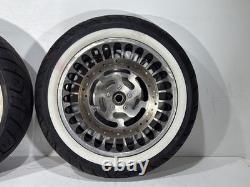 2013 Harley Electra Glide Touring Ultra OEM Front & Rear Wheel Rim Tire 16 17