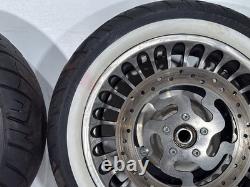 2013 Harley Electra Glide Touring Ultra OEM Front & Rear Wheel Rim Tire 16 17