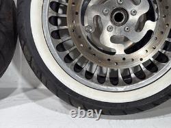 2013 Harley Electra Glide Touring Ultra OEM Front & Rear Wheel Rim Tire 16 17