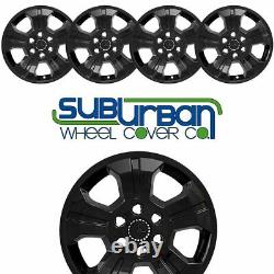 2014-2019 Chevrolet Silverado 1500 # IMP-392BLK 18 BLACK Wheel Skins NEW SET/4