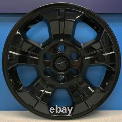 2014-2019 Chevrolet Silverado 1500 # IMP-392BLK 18 BLACK Wheel Skins NEW SET/4