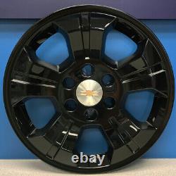2014-2019 Chevrolet Silverado 1500 # IMP-392BLK 18 BLACK Wheel Skins NEW SET/4