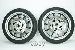 2014 Harley Sportster XL883 L SuperLow OEM Front & Rear Wheel Rim Tire 18, 17