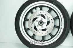 2014 Harley Sportster XL883 L SuperLow OEM Front & Rear Wheel Rim Tire 18, 17