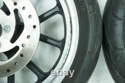 2014 Harley Sportster XL883 L SuperLow OEM Front & Rear Wheel Rim Tire 18, 17