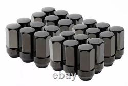 2015-2025 Tahoe Yukon Escalade Gloss Black Wheel 24 Lug Nuts Kit 85105297 OEM GM