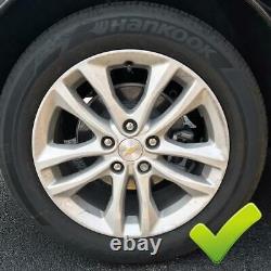 2016-2018 Chevrolet Malibu LT / Hybrid 17 Gloss Black Wheel Skins 7571-GB SET/4