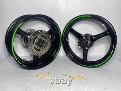 2016 + Kawasaki ZX-10R FRONT & REAR RIMS WHEELS Brake Disc Sprocket OEM