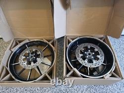 2017 OEM Harley Breakout Softail FXSB Front/Rear 10 spoke Mag Wheels 21, 18