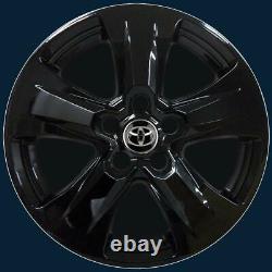 2019-2021 Toyota RAV4 XLE Model # 7977-GB 17 5 Spoke Black Wheel Skins SET/4