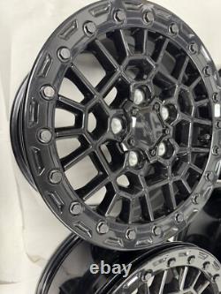 2025 POLARIS RZR PRO R ULTIMATE BLACK BEADLOCK WHEEL 15x7 5 LUG FRONT/REAR OEM 4