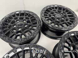 2025 POLARIS RZR PRO R ULTIMATE BLACK BEADLOCK WHEEL 15x7 5 LUG FRONT/REAR OEM 4