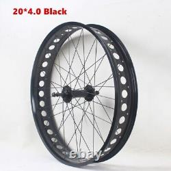20/24/26X4.0 Inch Beach Snow Bike Front/Rear Wheels Fat Bicycle Front Wheels 36H