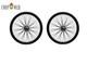 20 Bike Rims Set (Front & Rear) Double Wall Alum Alloy 12G 48 Spokes Wheel Set