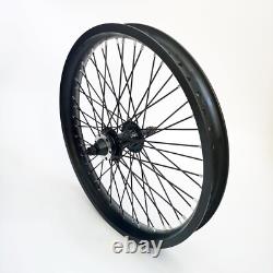 20 Bike Rims Set (Front & Rear) Double Wall Alum Alloy 12G 48 Spokes Wheel Set