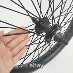 20 Bike Rims Set (Front & Rear) Double Wall Alum Alloy 12G 48 Spokes Wheel Set