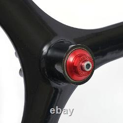 20 Fixed Gear Front Rear Mountain Bike Bicycle Wheels Set 3-Spoke 7/8/9 Speed