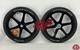 20 X 2.125 6-SPOKE MAG RIM With OLD SCHOOL BMX MOTOCROSS-GRIP TIRES SCRAMBLER BIKE