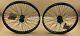 20x2.125 BMX BIKE ALLOY Front OR 9T Cog Rear Wheel 48 Spoke Sealed Bearing BLK