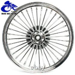 21/18 Fat Spoke Front Rear Tubeless Wheel Rim Single for Harley Softail FXST