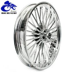 21/18 Fat Spoke Front Rear Tubeless Wheel Rim Single for Harley Softail FXST