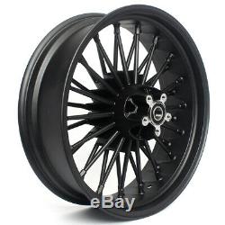 21/18'' Front Rear Cast Wheels Single Disc for Harley Dyna Low Rider Street Bob