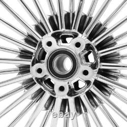 21+18 Front Rear Spoke Wheels For Harley Dyna Wide Glide FXDWG Street Bob FXDB