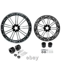 21'' Front &18'' Rear Wheel Rim Dual Hubs Fit For Harley Electra Glide 2009-Up