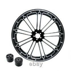 21'' Front &18'' Rear Wheel Rim Dual Hubs Fit For Harley Electra Glide 2009-Up