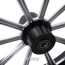 21'' Front &18'' Rear Wheel Rim Dual Hubs Fit For Harley Electra Glide 2009-Up