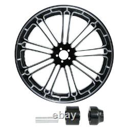 21'' Front & 18'' Rear Wheel Rim Single Disc Hub Fit For Harley Touring 08-22 21