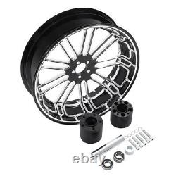 21'' Front & 18'' Rear Wheel Rim Single Disc Hub Fit For Harley Touring 08-22 21