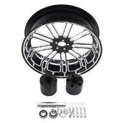 21'' Front & 18'' Rear Wheel Rim Single Disc Hub Fit For Harley Touring 08-22 21