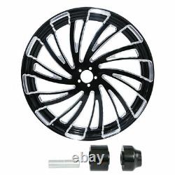 21 Front 18'' Rear Wheel Rim with Hub Fit For Harley Touring Street Glide 2008-Up