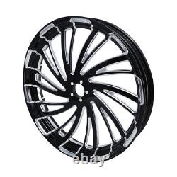 21 Front 18'' Rear Wheel Rim with Hub Fit For Harley Touring Street Glide 2008-Up