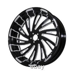 21 Front 18'' Rear Wheel Rim with Hub Fit For Harley Touring Street Glide 2008-Up