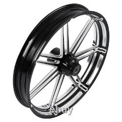 21 Front & Rear Wheel Rim Single Disc Hubs Fit For Harley Touring 2009-2023 21 Front & Rear Wheel Rim Single Disc Hubs Fit For Harley Touring 2009-2023