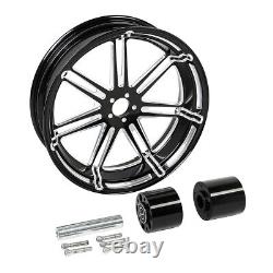 21 Front & Rear Wheel Rim Single Disc Hubs Fit For Harley Touring 2009-2023