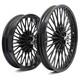 21x2,15 18x3.5 Fat Spoke Wheels Front Rear Rims for Harley Dyna Street Bob FXDB