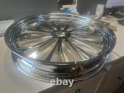 21x3.5In Front Rear Wheels Rims For Harley Davidson 2008-UP Touring Models/Road