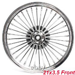 21x3.5 18x3.5 Fat Spoke Wheels Rim For Harley Softail Heritage Classic Custom