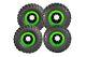 21x7x10 20x11x9 KFX 400 KFX 450R XC Ripper Tires Wheels Alba Racing 32