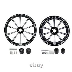 23'' Front 18 Rear Wheel Rim Dual Disc Hub Fit For Harley Street Glide 08-23