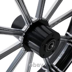 23'' Front 18 Rear Wheel Rim Dual Disc Hub Fit For Harley Street Glide 08-23