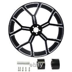 23 Front 18 Rear Wheel Rim Dual Disc Hub Fit For Harley Street Glide 09-23 23